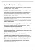 Applicator Test Questions And Answers