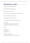 SPM 3204 Exam 3 2023