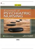 Essentials of Psychiatric Nursing 2nd Edition by Mary Ann Boyd & Rebecca Ann Luebbert - Latest, Complete and Elaborated