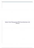 Qualys Patch Management &lpar;PM&rpar; Exam Questions And Answers