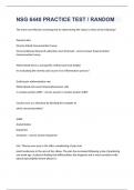 NSG 6440 PRACTICE TEST &sol; RANDOM