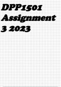 DPP1501 Assignment 3 2023