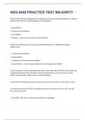 NSG 6440 PRACTICE TEST MAJORITY