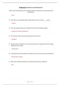 NR 2063 Exam &colon;ESSENTIALS OF PATHOPHYSIOLOGY