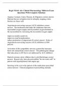 Regis NU641 Adv Clinical Pharmacology Midterm Exam Questions With Complete Solutions