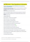 LETRS Unit 3 Test Questions & Answers&period;pdf