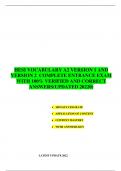 HESI VOCABULARY A2 VERSION 1 AND  VERSION 2 COMPLETE ENTRANCE EXAM  WITH 100&percnt; VERIFIED AND CORRECT  ANSWERS&lpar;UPDATED 20220&rpar;