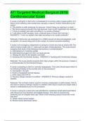 ATI Targeted Medical-Surgical 2019&colon; Cardiovascular Exam