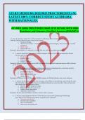ATI RN MEDSURG 2022/2023 PROCTORED EXAM- LATEST 100% CORRECT STUDY GUIDE.Q$A WITH RATIONALES. 