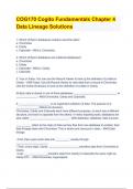 COG170 Cogito Fundamentals Chapter 4 Data Lineage Solutions 