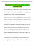 TExES Special Education EC-12 &lpar;161&rpar; Practice Exam &vert; 123 Questions with 100&percnt; Correct Answers &vert; Updated & Verified &vert; 29 Pages