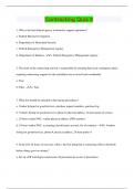 Contracting Quiz 9 &vert; Questions with 100&percnt; Correct Answers &vert; Updated & Verified
