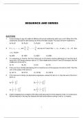 Class 11 maths jee Brilliant Pala Question Paper - Sequence and series 