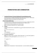 Class 11 Maths JEE Brilliant Pala Notes - permutations and combinations