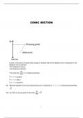 Class 11 Maths JEE Brilliant Pala Notes - Conic Sections