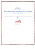 I Human&comma; Rebecca Fields Case Study 2022 exam questions and  answers 2023 update