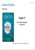 Chapter 17 - Transcriptional Regulation in Eukaryotes