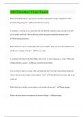 100 Elevator Final Exam &vert; 160 Questions with 100&percnt; Correct Answers &vert; Updated & Verified &vert; 20 Pages