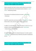 Clinical annual competency FMC Exam Questions and Answers Latest Update 2023 RATED A&plus;