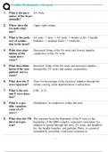 Critical Nursing Cardiac Dysrhythmias Advanced - Questions and Answers