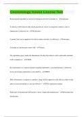 Cosmetology Hawaii License Test &vert; 608 Questions with 100&percnt; Correct Answers &vert; Updated & Verified &vert; 73 Pages