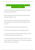 Bundle for CSLB Exams Compilation &vert; Verified &vert; Guaranteed Success