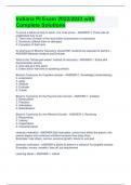 Indiana PI Exam 2022&sol;2023 with Complete Solutions