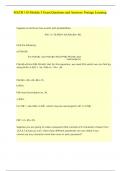 MATH 110 Module 3 Exam Questions and Answers- Portage Learning&period; questions and answers&rcub; &lpar;2022&sol;2023&rpar; &lpar;verified answers&rpar;