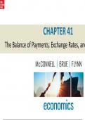 balance of payments, exchange rate & trade deficit