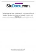 Chapter 2 Test Bank for Brunner and Suddarths Textbook of Medical Surgical Nursing 15t