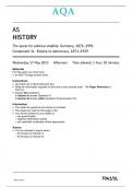 7041-1L-AQA HISTORY-AS-QUESTION PAPER 2023-PM-The quest for political stability: Germany, 1871–1991 Component 1L Empire to democracy, 1871–1929 