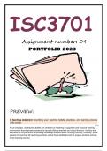 ISC3701 ASS 4 PORTFOLIO 2023 