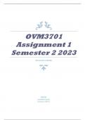 OVM3701 Assignment 1 Semester 2 2023
