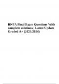 RNFA Final Exam Questions With 100&percnt; Complete solutions &vert; Latest Graded A&plus; 2023&sol;2024&period;