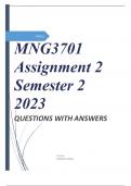 MNG3701 Assignment 2 Semester 2 2023 
