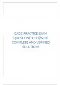 CADC PRACTICE EXAM QUESTION(TEST1)WITH COMPLETE AND VERIFIED SOLUTIONS