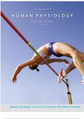 Human Physiology&colon; From Cells to Systems 9th Edition Test Bank