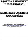 PRGRT04 Assignment 2 2023 &lpar;590295&rpar; - PRGRT04