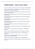 ATSEP BASIC &ndash; DAT Correct 100&percnt;
