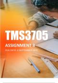 TMN3705 SEMESTER 2 ASSIGNMENT 3 2023