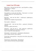 Acute Care NP exam complete solution 2023
