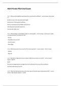 ASA Private Pilot Oral Exam 2023 with 100% correct answers
