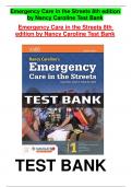Emergency Care in the Streets 8th edition by Nancy Caroline Test Bank Emergency Care in the Streets 8th edition by Nancy Caroline Test Bank Emergency Care in the Streets 8th edition by Nancy Caroline Test Bank Emergency Care in the Streets 8th edition by 