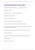 Adult Residential Facility Bundled exams everything you need to pass