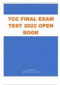 TCC FINAL EXAM  TEST 2022 OPEN  BOOK