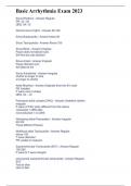 Basic Arrhythmia Exam 2023
