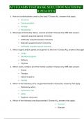 ATI EXAMS TESTBANK SOLUTION MATERIAL &lpar;UPDATED&rpar;