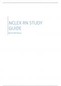 NCLEX RN STUDY GUIDE.