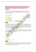 HESI Pharmacology Spring 2022 Test Bank&lpar;Latest  Update&rpar;&colon;Expert Solved A Grade Question And  Answers&period;