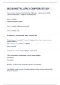 BICSI INSTALLER 2 COPPER STUDY&vert;UPDATED&VERIFIED&vert;100&percnt; SOLVED&vert;GUARANTEED SUCCESS